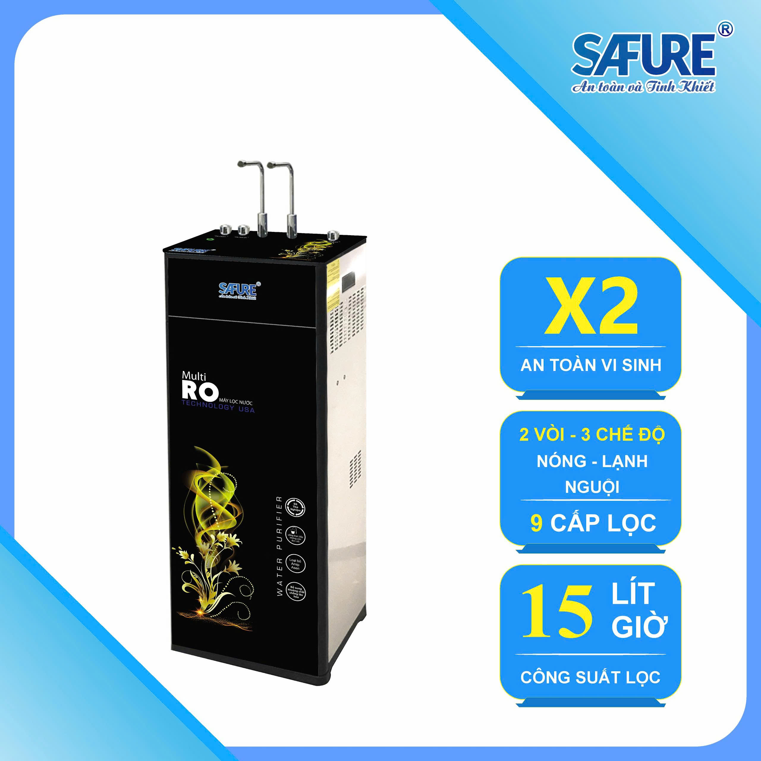 MÁY LỌC NƯỚC ĐA NĂNG NÓNG - LẠNH -NGUỘI MODEL:RF86